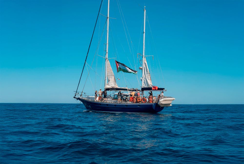 Fuerzas israelíes interceptaron en aguas internacionales a la Coalición de la Flotilla de la Libertad (FFC, por sus siglas en inglés).